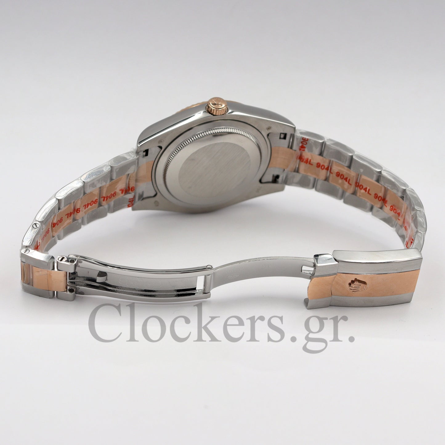 DATE JUST 36 MM 2-TONE OYSTER FLUTED GRAY ROMAN
