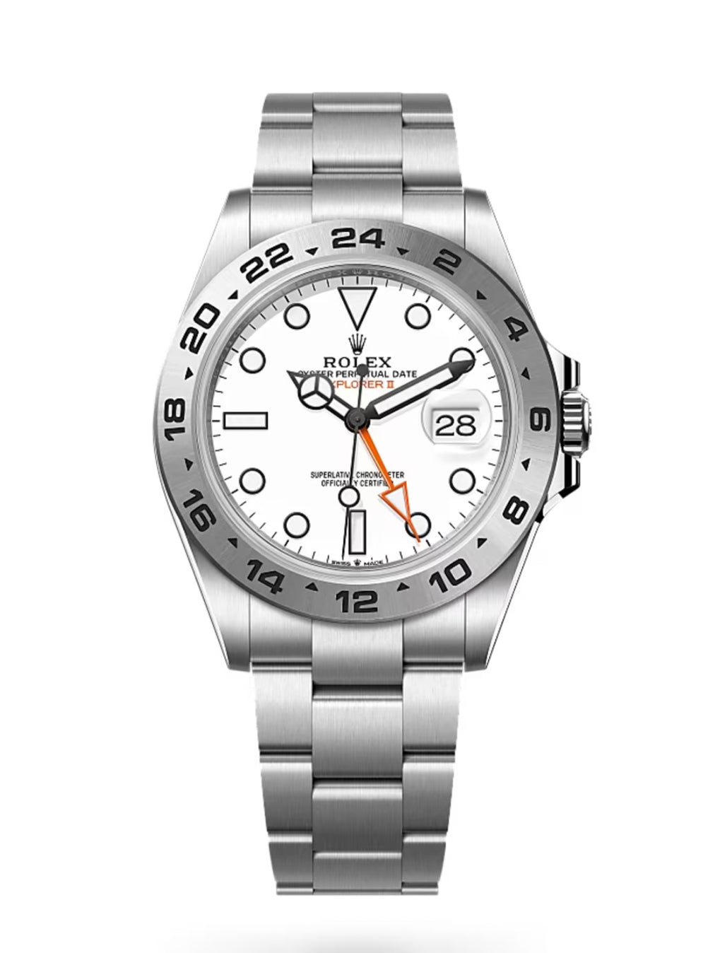 EXPL0RER II BLACKWHITE DIAL 42MM
