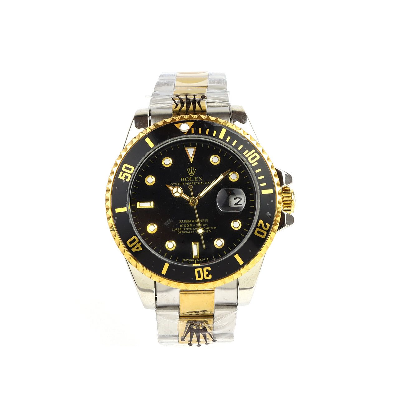 SUBMARINER 2-TONE BLACK CERAMIC BEZEL 40MM QUALITY 2A