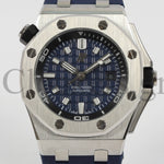 AUDEMARS PIGUET ROYAL OAK OFFSHORE DIVER 15710ST.OO.A052CA.01 BLUE INDEX STAINLESS STEEL RUBBER