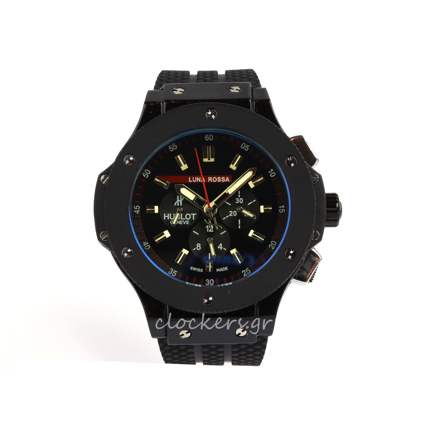HUBLOT BIG BANG LUNA ROSSA CHRONOGRAPH SILVER BLACK 44MM LOW