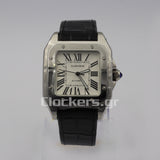 SANTOS 100 STEEL AUTOMATIC LARGE MEN'S WATCH