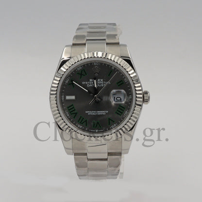Rolex Datejust 36mm Wimbledon Dial Smooth Bezel Oyster  126200 Unworn 2022+