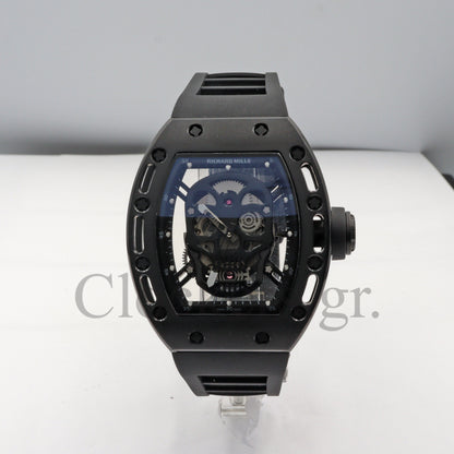RICHARD MILLE RM-052 BLACK CASE BLACK SKULL TURBILLON