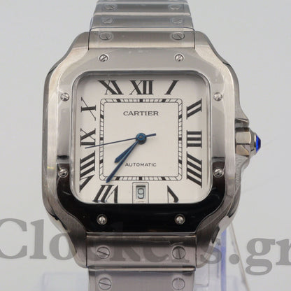 CARTIER  SANTOS DE WATCH MEDIUM MODEL, AUTOMATIC