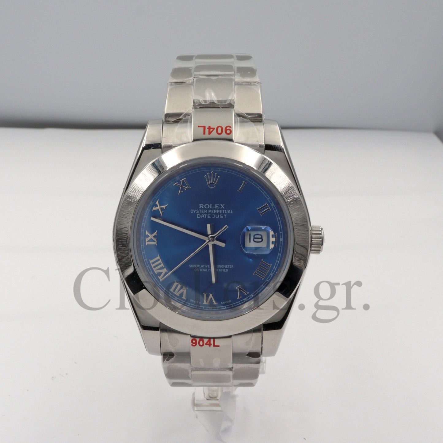 DATEJUST 41MM SS BLUE DIAL ROMAN MARKERS