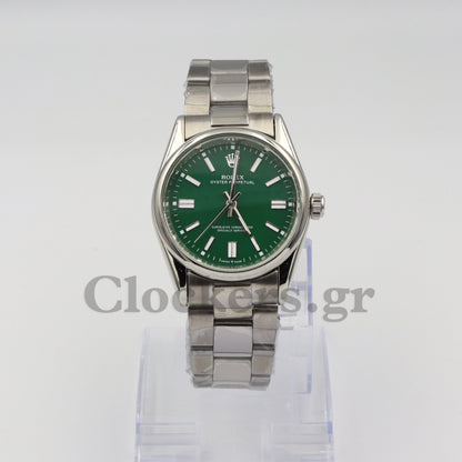 OYSTER PERPETUAL 36 REFERENCE 124300  GREEN DIAL 2AA