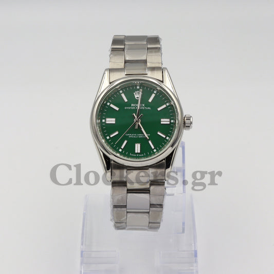 OYSTER PERPETUAL 36 REFERENCE 124300  GREEN DIAL 2AA