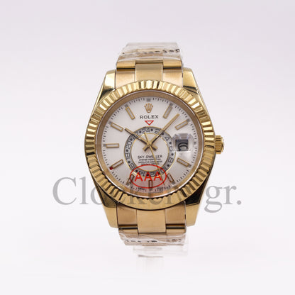 SKY-DWELLER GOLD WHITE DIAL