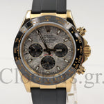 C0SM0GRAPH DAYT0NA RUBBER STRAP CERAMIC BEZEL 40MM
