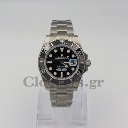 SUBMARINER DATE SS BLACK CERAMIC BEZEL 41MM CLONE