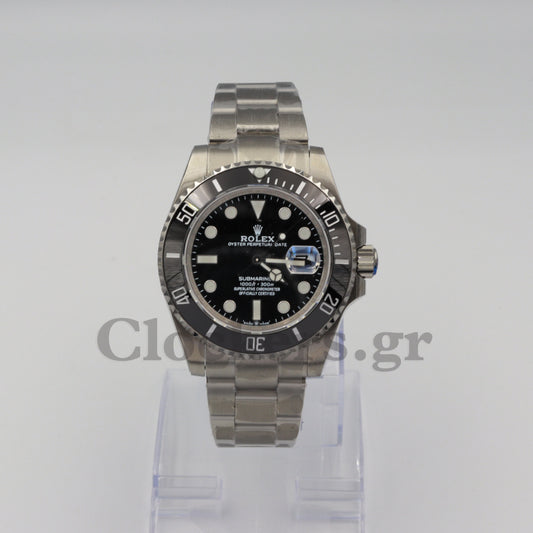 SUBMARINER DATE SS BLACK CERAMIC BEZEL 41MM CLONE