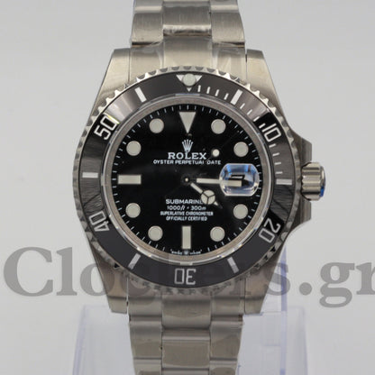 SUBMARINER DATE SS BLACK CERAMIC BEZEL 41MM CLONE