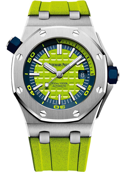 AUDEMARS PIGUET ROYAL OAK OFFSHORE DIVER SS GREEN CLONE