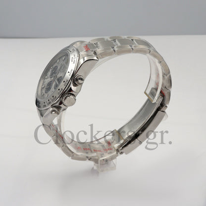 DAYT0NA 18K WHITE GOLD STEEL DIAL 40MM