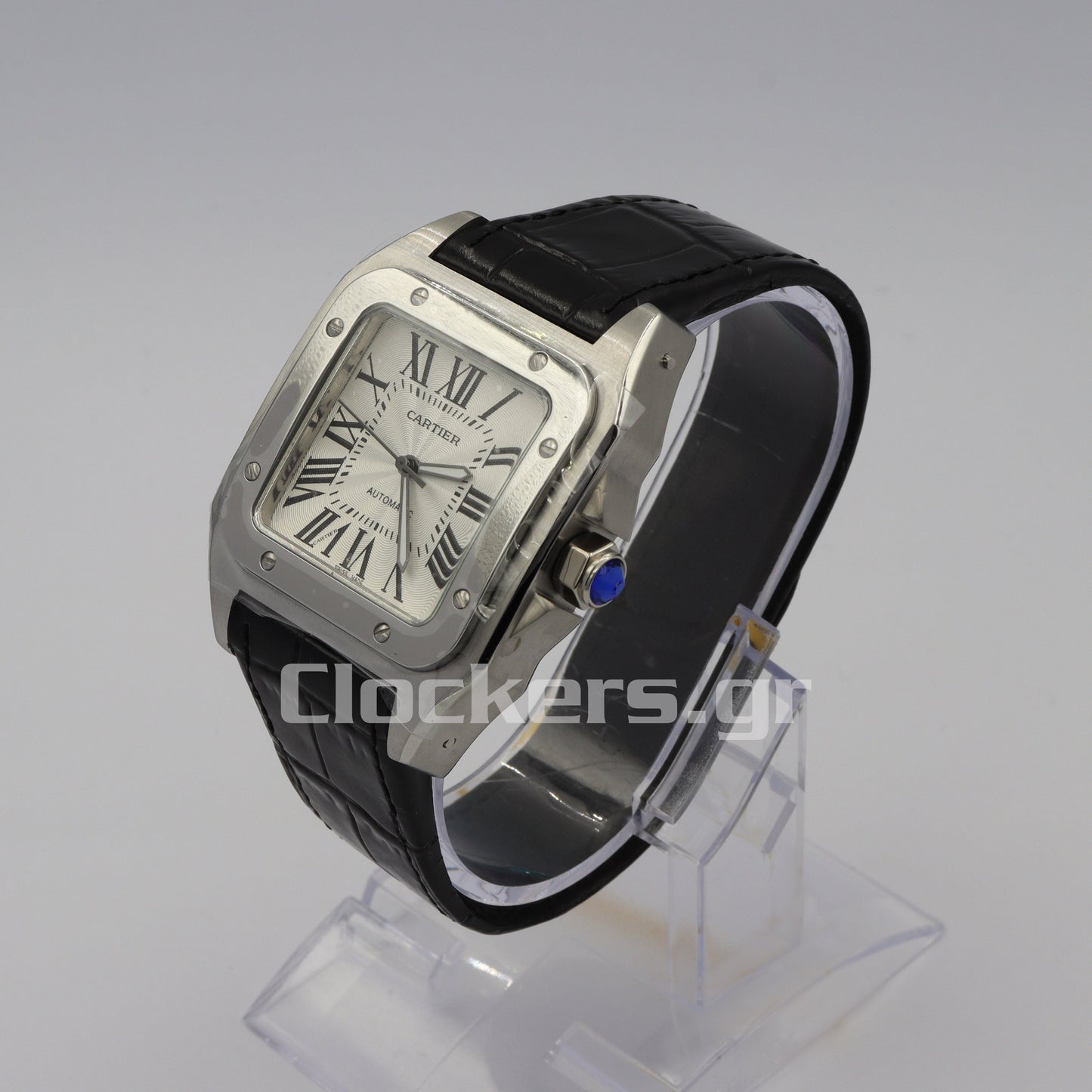 SANTOS 100 STEEL AUTOMATIC LARGE MEN'S WATCH