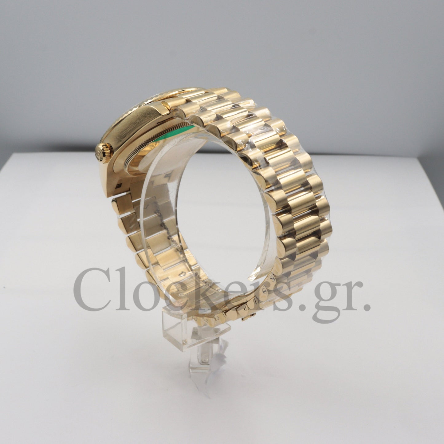 DAY-DATE II  40 MM OYSTER GREEN DIAL STICK MARKERS