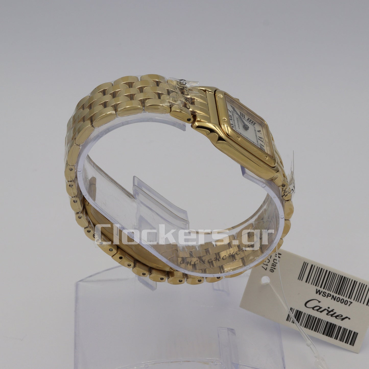 CARTIER PANTHÈRE  18K GOLD  DATE ROMAN DIAL WITH