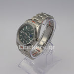 SKY-DWELLER SS  GREEN  DIAL STICK MARKERS