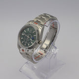 SKY-DWELLER SS  GREEN  DIAL STICK MARKERS
