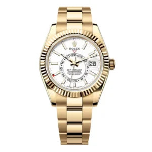 SKY-DWELLER GOLD WHITE DIAL