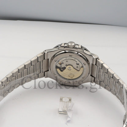 PATEK PHILIPPE NAUTILUS SILVER BRACELET GREEN DIAL