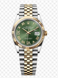 DATEJUST 36MM 2-TONE GOLD OYSTER GREEN DIAL ROMAN MARKERS CLONE