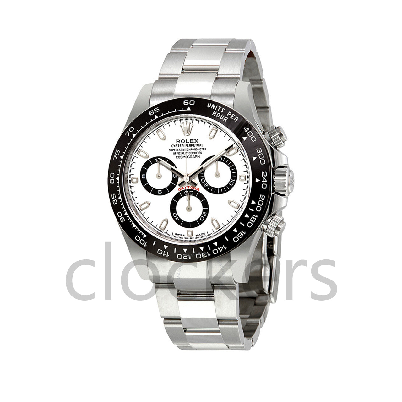 C0SMOGRAPH DAYT0NA SS CERAMIC WHITE DIAL 40MM CLONE