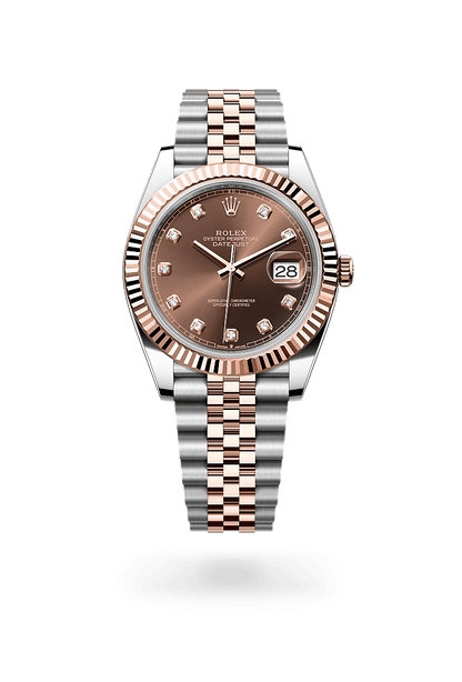 DATEJUST 36MM 2-TONE ROSE GOLD JUBILEE BRONZE  DIAL DIAMONDS  MARKERS