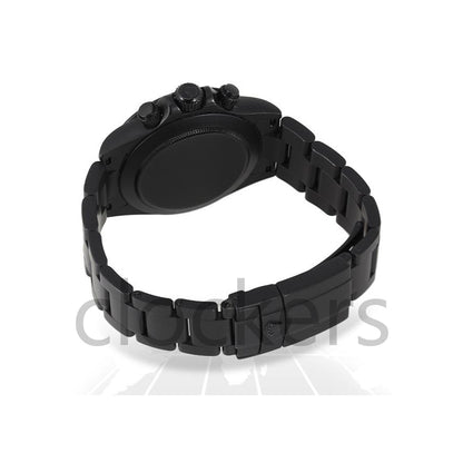 C0SMOGRAPH DAYT0NA DLC WHITE BLACK DIAL 40MM