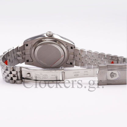 DATE JUST SS 41MM BLUE DIAL STICK MARKERS JUBILEE