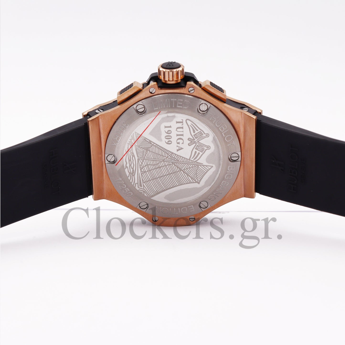 HUBLOT BIG BANG LUNA ROSSA CHRONOGRAPH GOLD BLACK 44MM LOW