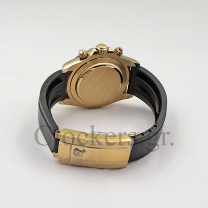 C0SM0GRAPH DAYT0NA RUBBER STRAP CERAMIC BEZEL 40MM