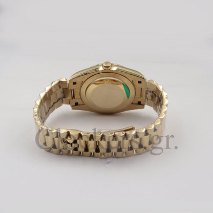 DAY-DATE II  40 MM OYSTER GREEN DIAL STICK MARKERS