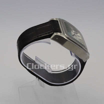 SANTOS 100 STEEL AUTOMATIC LARGE MEN'S WATCH