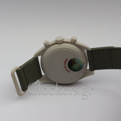 Omega Swatch Omega Swatch X Omega Moonswatch - Snoopy green
