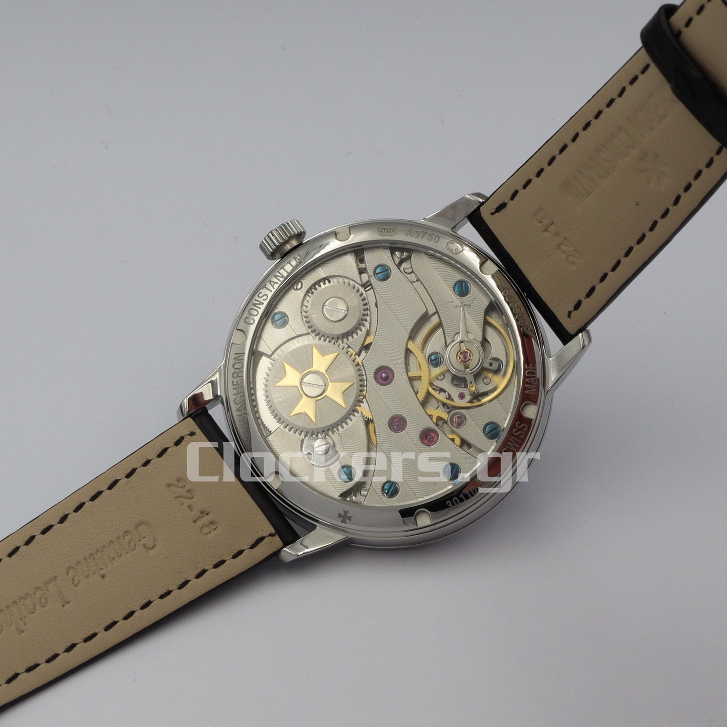 VACHERON CONSTANTIN TRADITIONNELLE WOLRD TIME BLACK STRAP