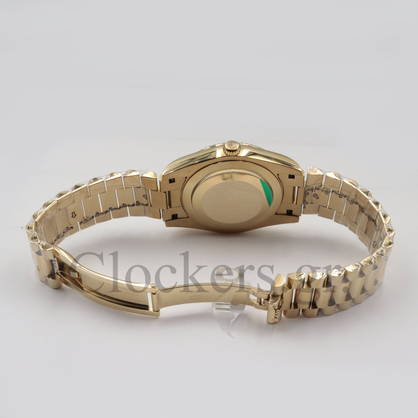 DAY-DATE II  40 MM OYSTER GREEN DIAL STICK MARKERS
