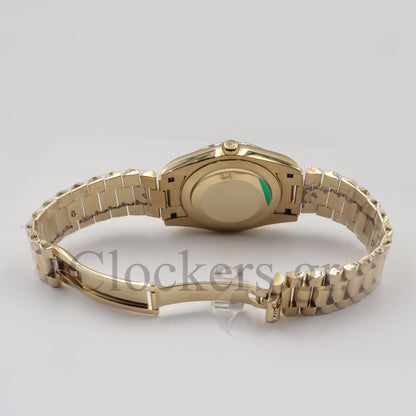 DAY-DATE II  40 MM OYSTER GREEN DIAL STICK MARKERS