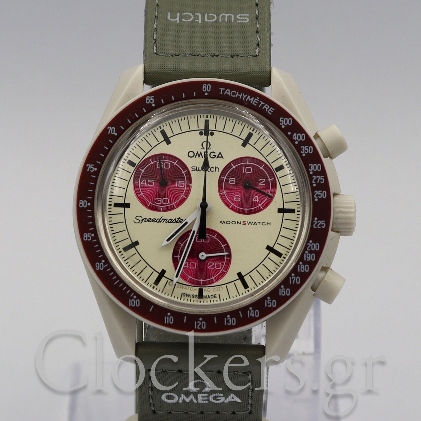 Omega Swatch Omega Swatch X Omega Moonswatch - Snoopy green