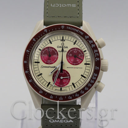 Omega Swatch Omega Swatch X Omega Moonswatch - Snoopy green