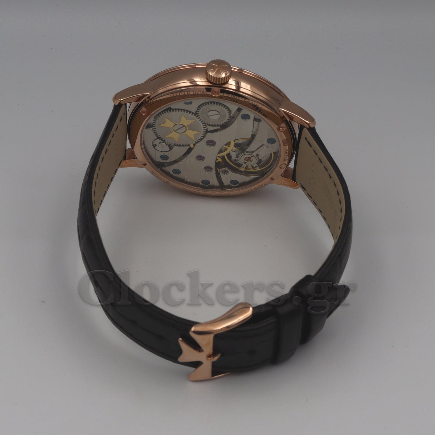 VACHERON CONSTANTIN TRADITIONNELLE WOLRD TIME BLACK STRAP