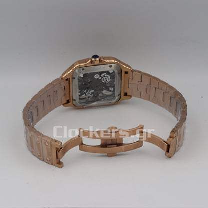CARTIER SANTOS NEW 2023 SANTOS DE CARTIER SKELETON ROSE GOLD