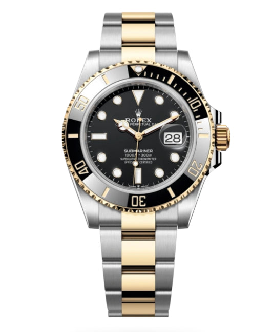 SUBMARINER 2-TONE BLACK CERAMIC BEZEL 40MM QUALITY 2A