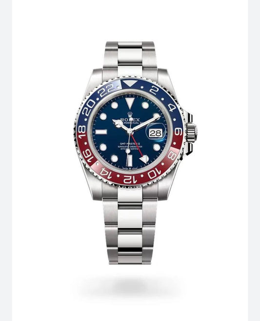 GMT-MASTER II SS BLUE/RED PEPSI CERAMIC BEZEL 40MM CLONE