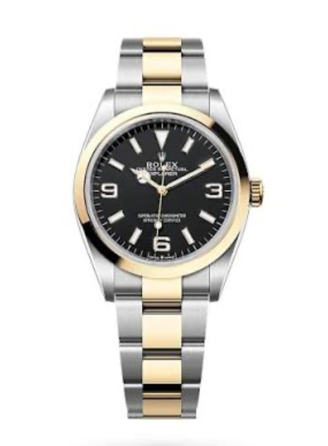 Rolex Explorer 124273 36mm 2022 Two Tone Yellow Gold - Unworn