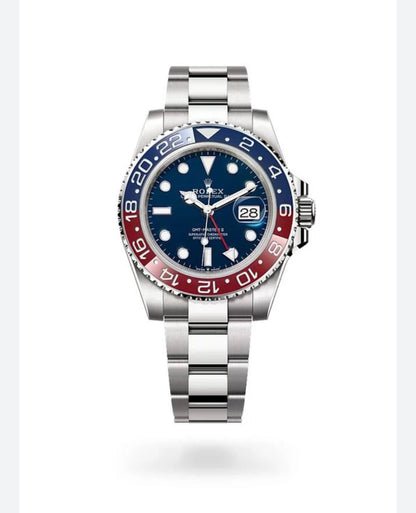 GMT-MASTER II SS BLUE/RED PEPSI CERAMIC BEZEL 40MM