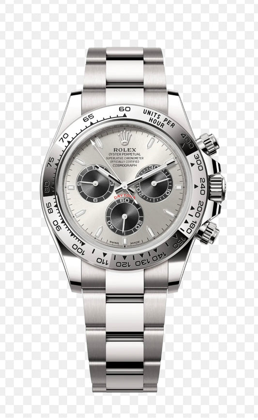 DAYTONA 18K WHITE GOLD STEEL DIAL 40MM