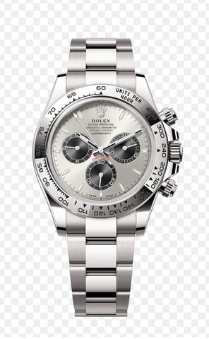 DAYTONA 18K WHITE GOLD STEEL DIAL 40MM