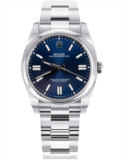 DATEJUST 36MM SILVER BLUE DIAL CLONE